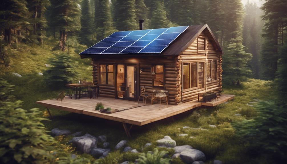 off grid cabin energy solution
