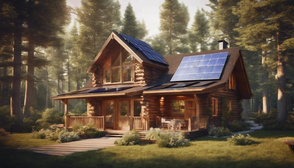 off grid cabin solar power