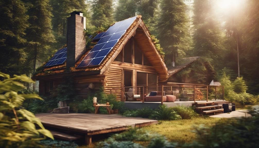 off grid energy in cabin