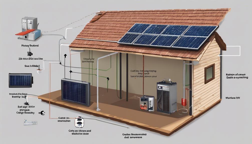 powering cabin with solar