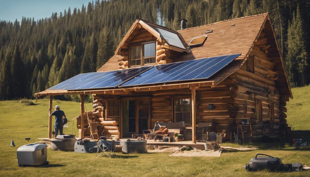 Maintenance of Solar Panels for Cabins