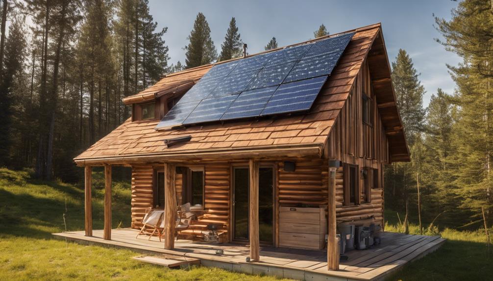 solar power in cabins