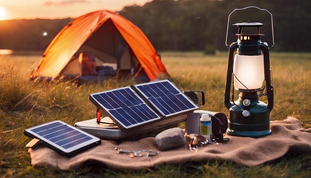 Solar-Powered Camping Equipment