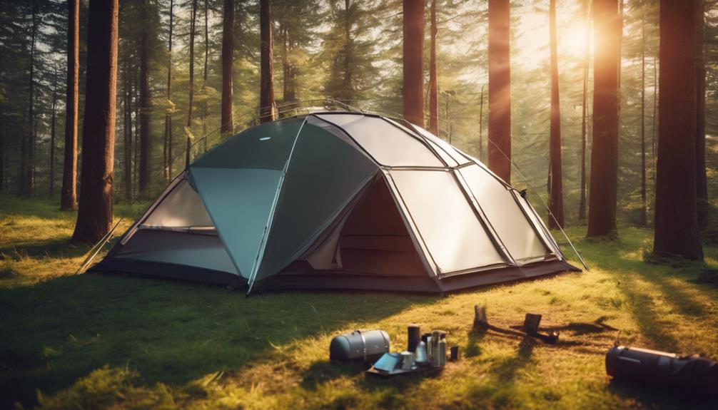 eco friendly camping with power