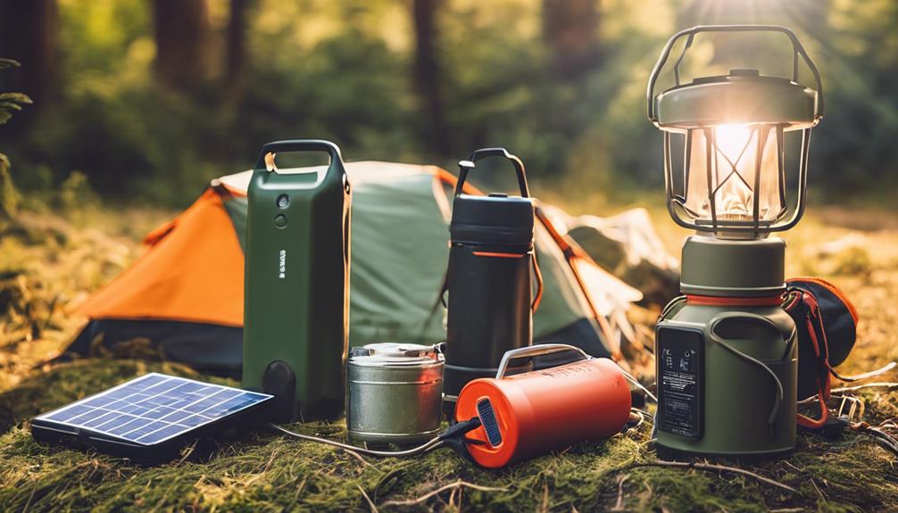 eco friendly camping with solar power