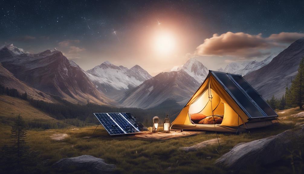 Off-Grid Camping With Solar Panels