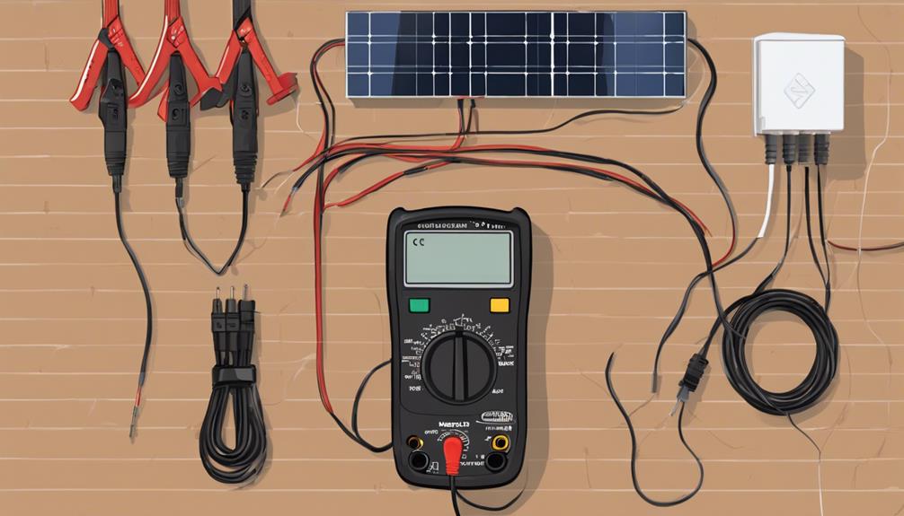 evaluating solar panel operation