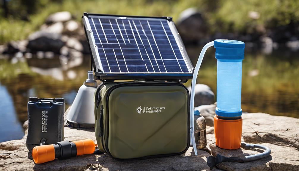 innovative solar powered water filtration