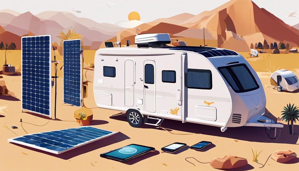 solar needs for caravans