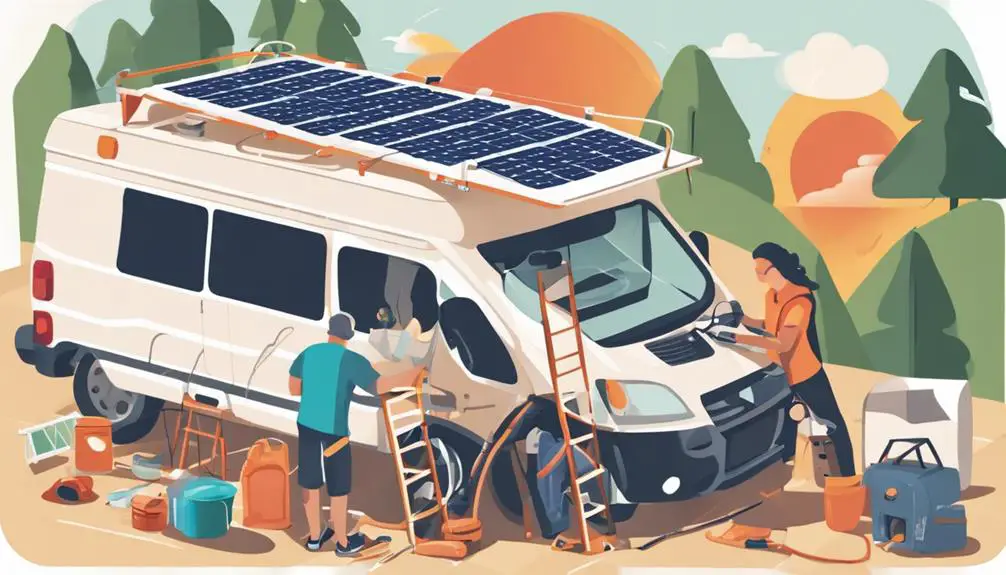 Maintenance of Caravan Solar Panels