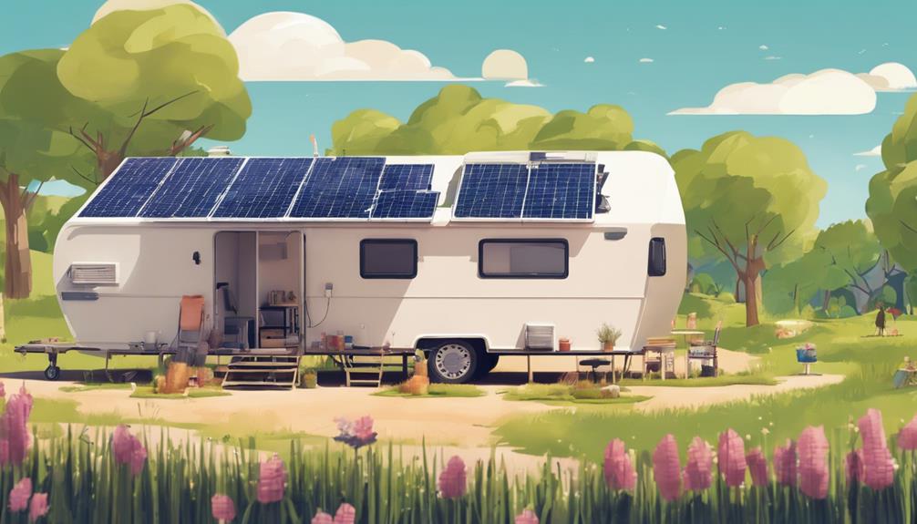 solar powered caravan energy solution